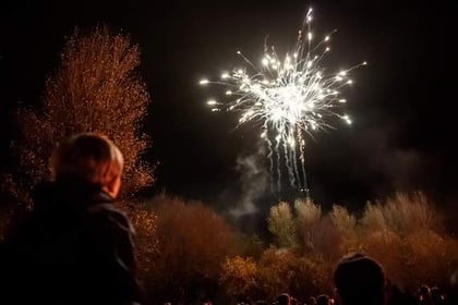 Crowds enjoy charity fireworks display