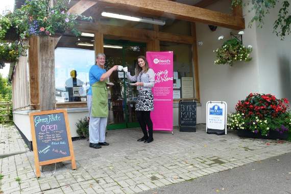 Usk café owner channels her energy