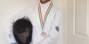 Young fencer invited to join Wales team