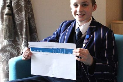 Clever Charlie excels in maths