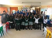 Pupils’ life-changing donation to South Africa school