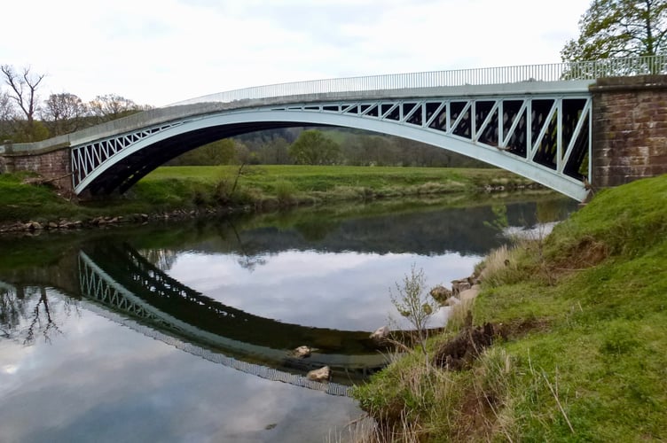 Bigsweir Bridge on the river Wye