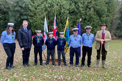 Scouts host tree planting ceremony