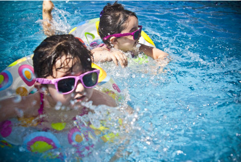 Monmouthshire children have a splashing time at Swimming Festival