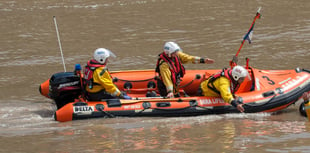 Lucky save for upturned Kayaker in Channel