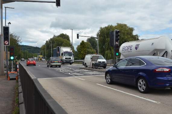 Police found heroin worth £500,000 after stopping a car on the A40 at Monmouth