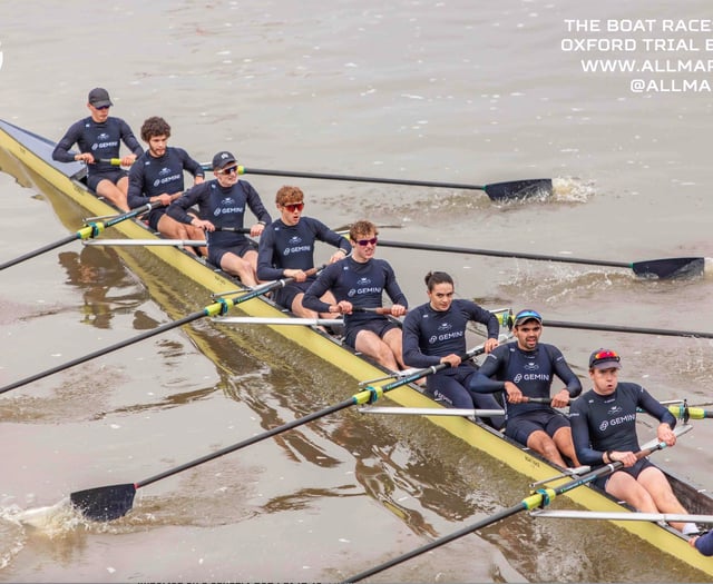 Wye rower Finlay wins in Oxford trial race 