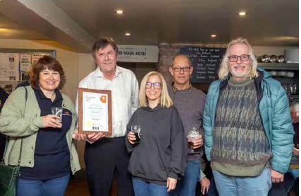 National award presented for efforts to save Wye Valley pub