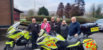 Senedd MS Fox shows support for Blood Bikes