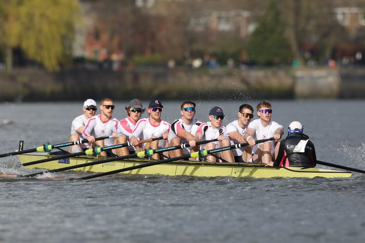 Leander coxed by Jack Tottem won the Head of the River Race