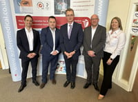 Mp visits Usk medical business