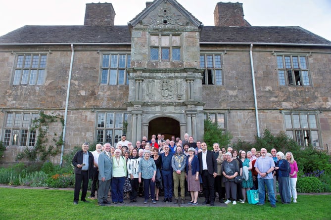 Treowen hosted the reception for the twin town residents of Monmouth and Carbonne