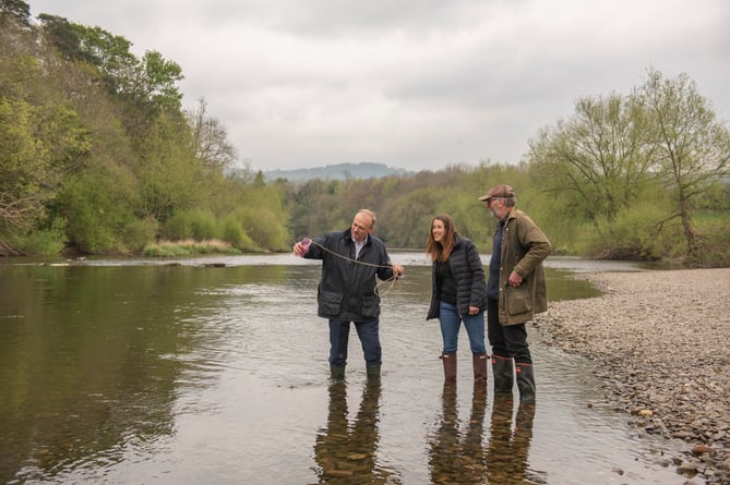 Jane Dodds Ed Davey River Wye testing