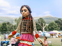 WATCH: Refugee puppet makes her first visit to Wales