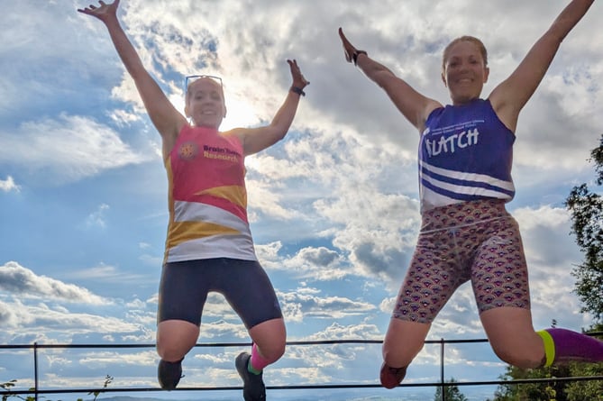 Vicky and Lucy in training