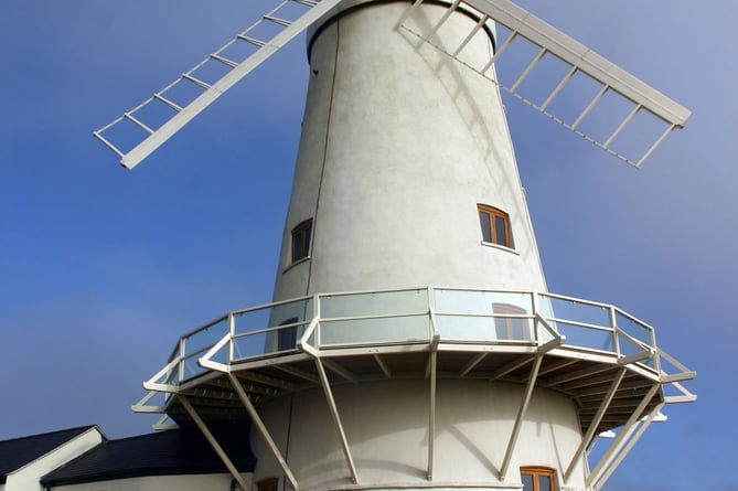 Llancayo windmill near Usk