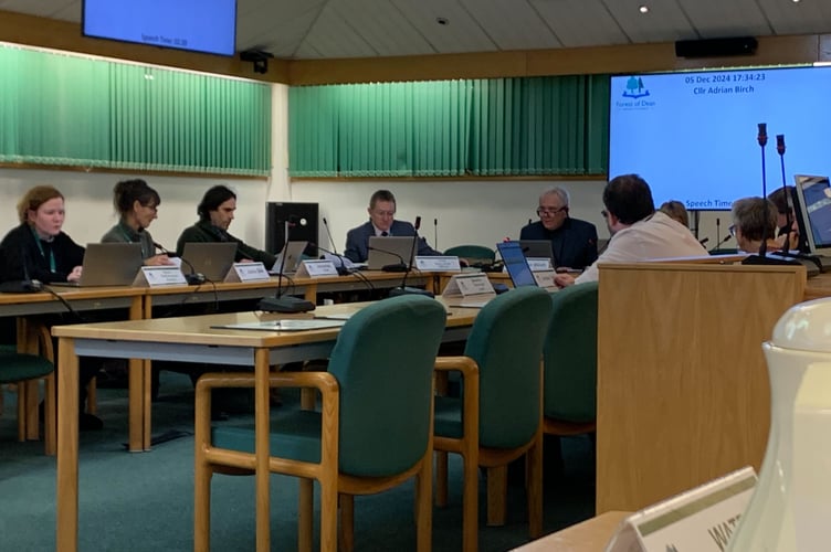 Coleford council meeting