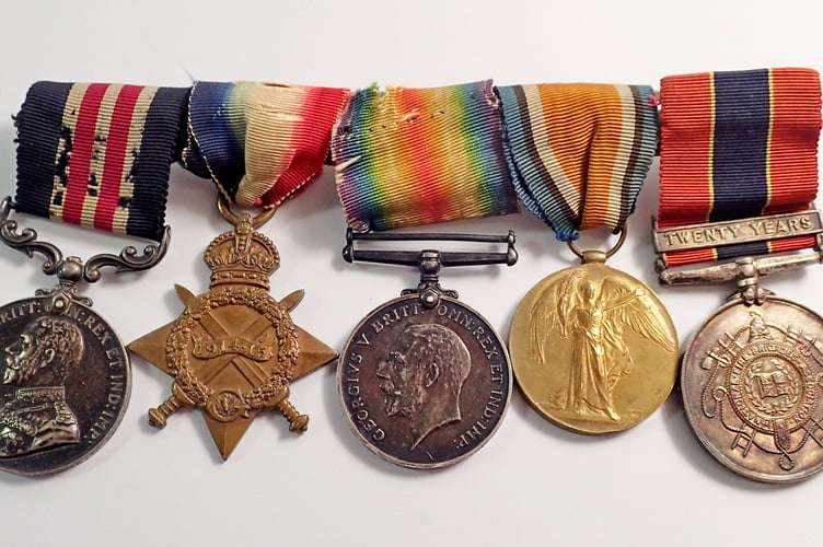 WWI Military Medal Set