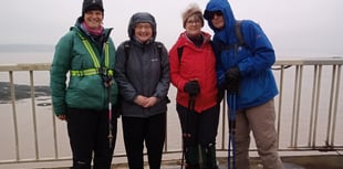 Ramblers join Tracey for leg of fundraising walk