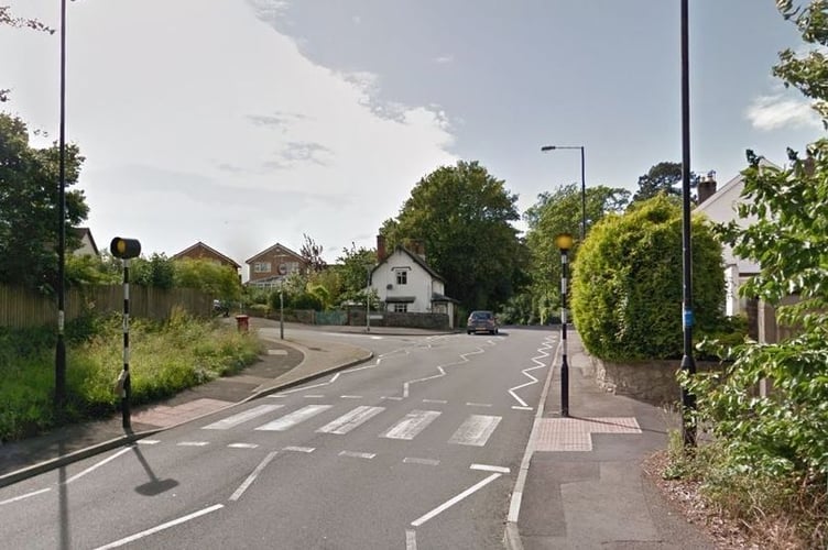 Welsh Street in Chepstow where the incident happened