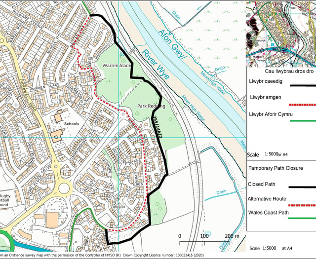 Unsafe trees will close coast path